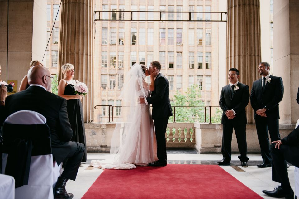 Melbourne Town Hall Wedding ceremony