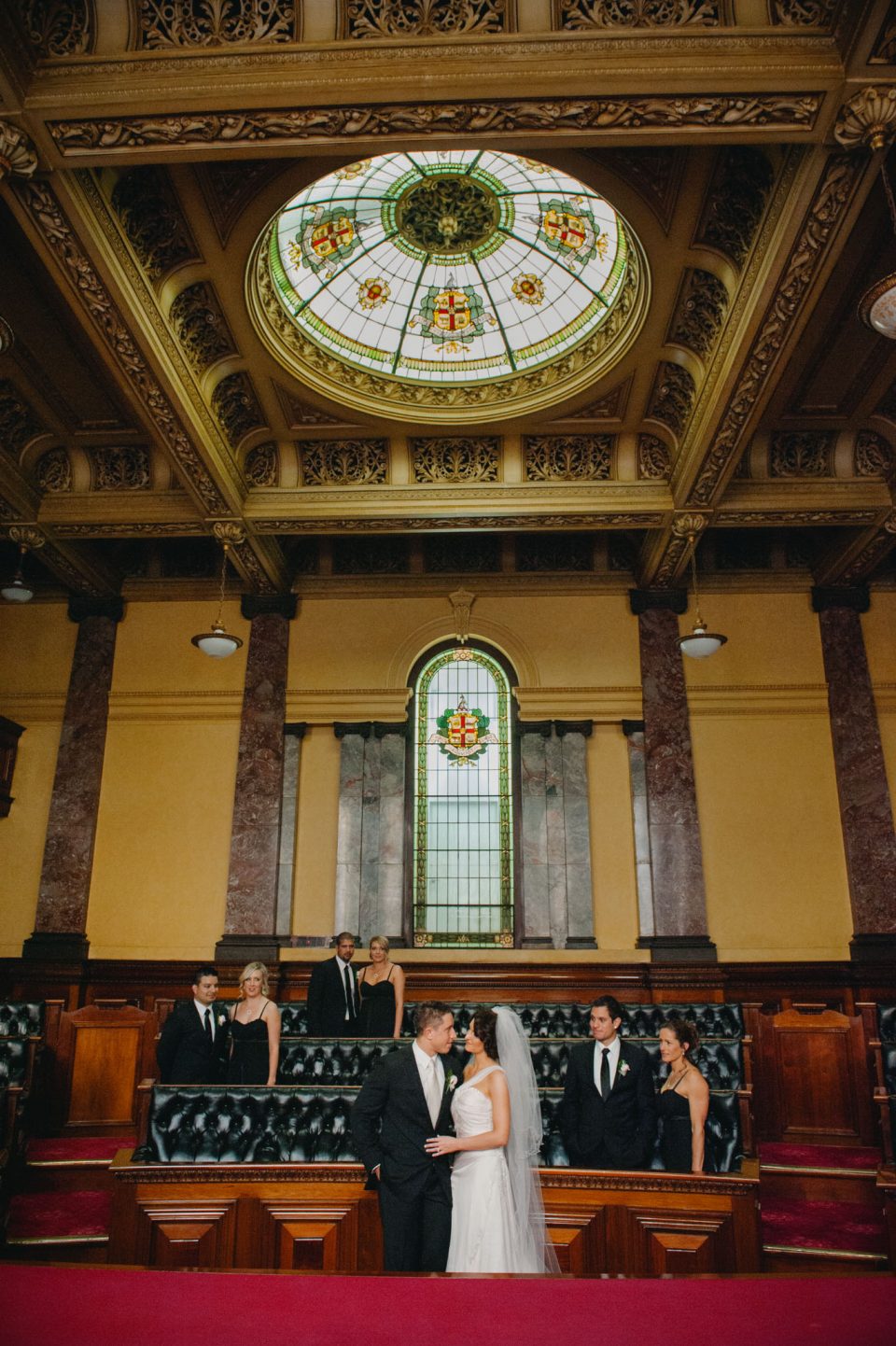 Wedding at Melbourne Town Hall